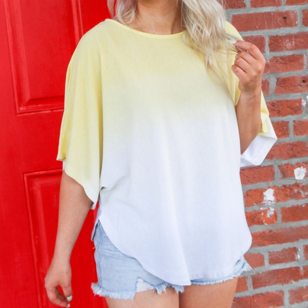 Yellow Ombre Tee